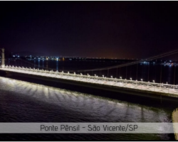 Ponte Pênsil - São Vicente/SP - Projeto RT ENERGIA